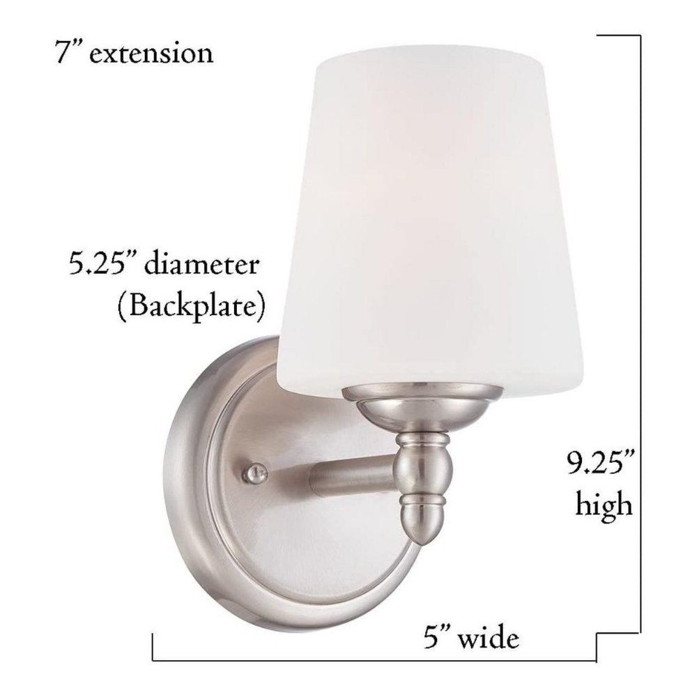 Brushed Nickel Wall Sconce